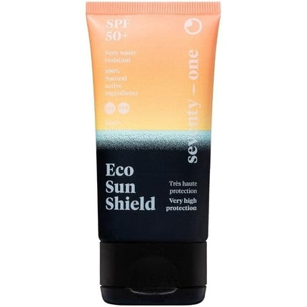 Cremă facială de protecție solară SeventyOne Percent Eco Sun Shield SPF 50+, 50ml