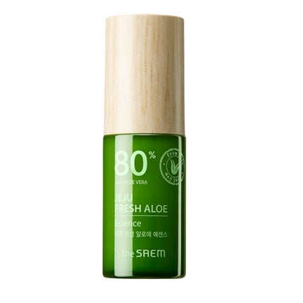 Ser umidifiant The Saem Jeju Fresh Aloe 80%, 30ml, Verde