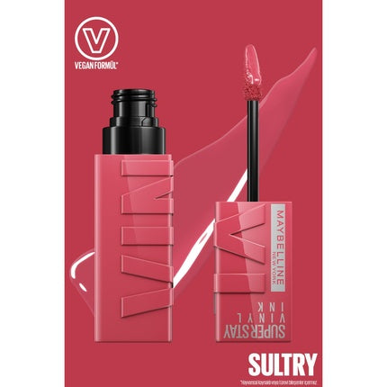 Ruj lichid, Maybelline New York, SuperStay Vinyl Ink, roz, 4.2ml