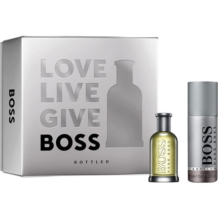 Set cadou parfum și deo spray, Hugo Boss, Bottled, 50ml + 150ml