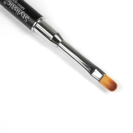 Pensulă pentru gel acrilic Stylistic, neagră