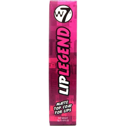 Ruj, W7, Lip Legend, 18g, Matte Top Coat