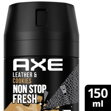 Axe Leather & Cookies Deodorant Spray, 150ml, Negru
