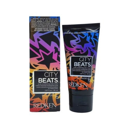 Vopsea de păr, Redken City Beats, Jet Black, 85 ml