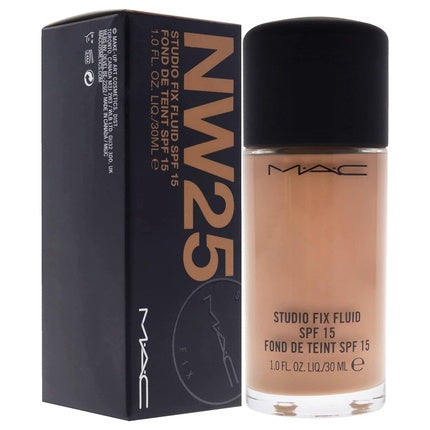 Fond de ten lichid MAC Studio Fix Fluid SPF 15 NW25, 30 ml