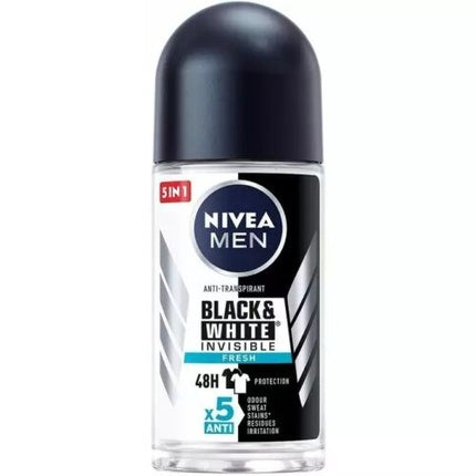 Deodorant NIVEA Men Invisible Black & White Fresh Roll-on 50ml