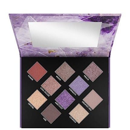 Paletă ochi Catrice Crystallized Amethyst 010 Raise Up Your Voice - nuanțe violet, roz și auriu