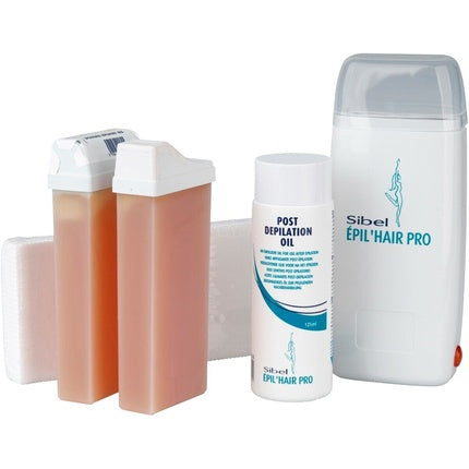 Set Ceară Depilare Profesională, Sibel Epil'Hair Eco Pro Wax Hair Removal Set, Roz