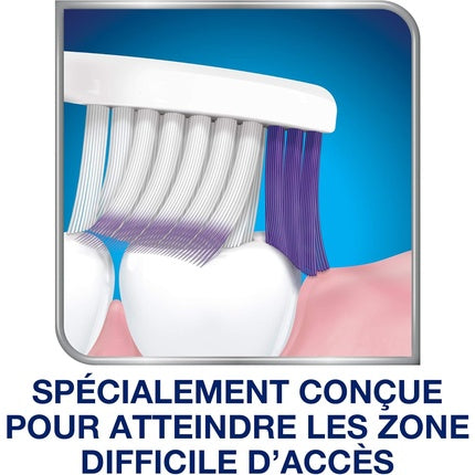 Periuță de dinți Sensodyne Care & Precision, Medium, pentru dinți sensibili