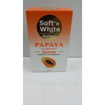 Săpun clarifiant cu Papaya - Soft'n White, 200g
