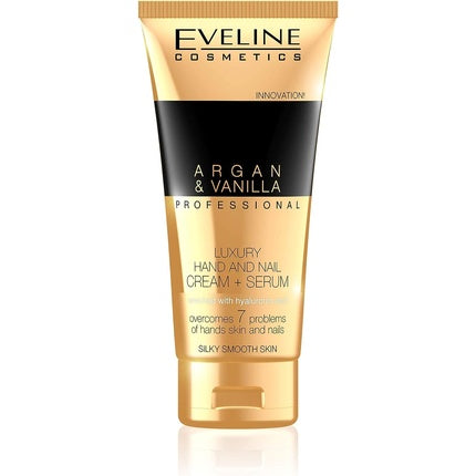 Cremă de mâini, Eveline Cosmetics, Argan & Vanilie, 100ml