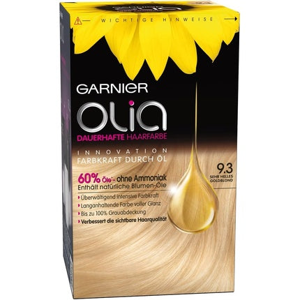 Garnier Olia, vopsea de par, 9.3 Very Light Golden Blonde