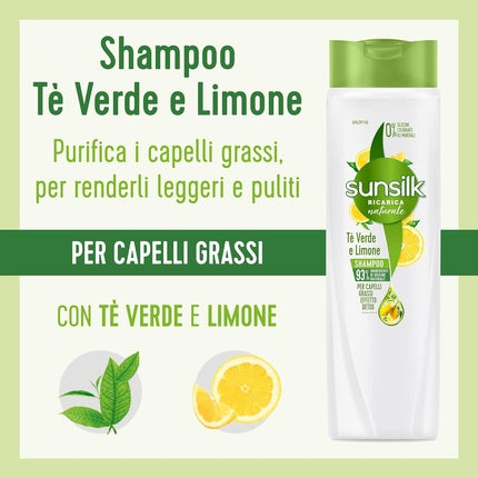Șampon Sunsilk Detox, ceai verde și lămâie, 250ml