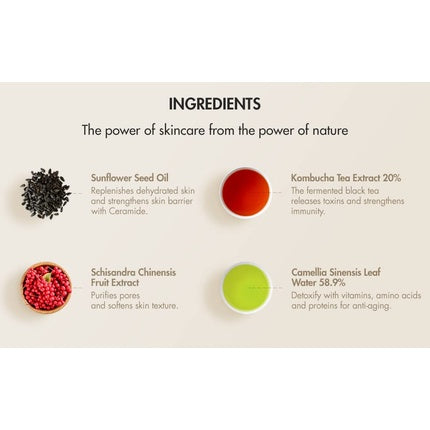 Serum Facial Dr. Ceuracle - Vegan Kombucha Cream Essence, 75 g