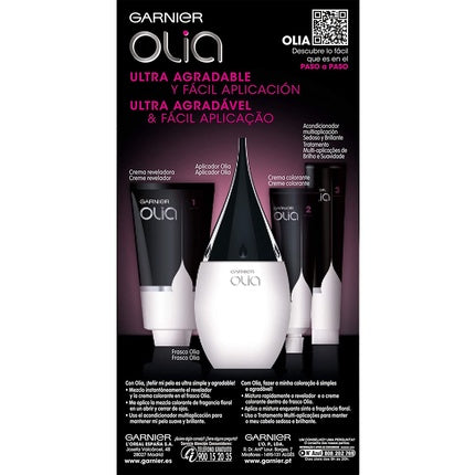 Vopsea de păr permanentă, Garnier, Olia 9.0, blond foarte deschis