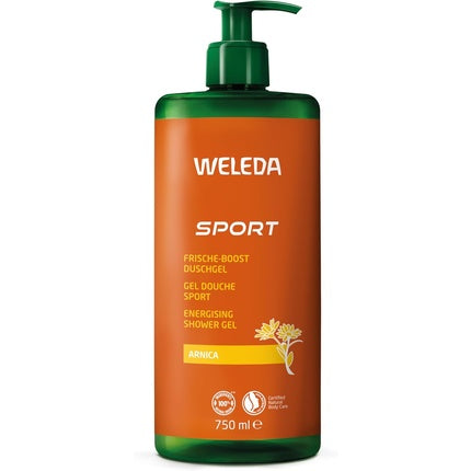 Gel de duș Weleda Sport cu Arnica, 750 ml, Ambalaj cu pompă