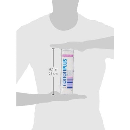 Pliculețe Demachiante Cotton Plus 100% Bumbac, 80 bucăți