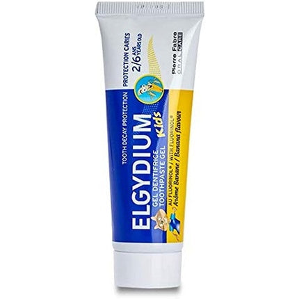 Gel de Dinți Elgydium Kids, 50ml, Aromă de Banane, Protecție împotriva Cariilor