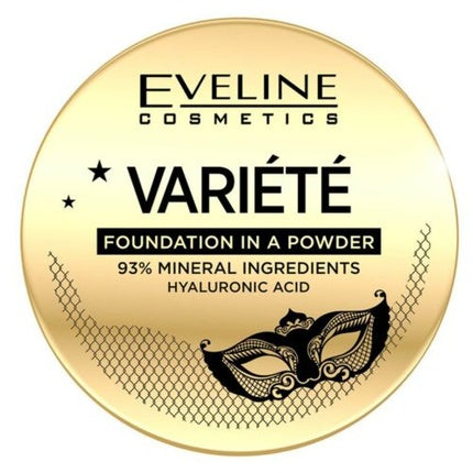 Pudră Compactă, Eveline Cosmetics, Variete, cu Acid Hialuronic