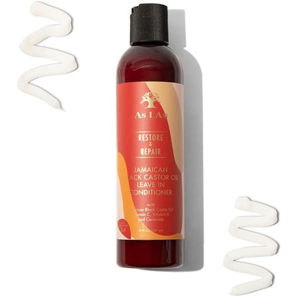 Condiționar fără clătire As I Am Jamaican Black Castor Oil, 237ml