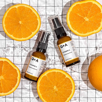 Ser facial Q+A, Vitamin C, hidratant, 30 ml