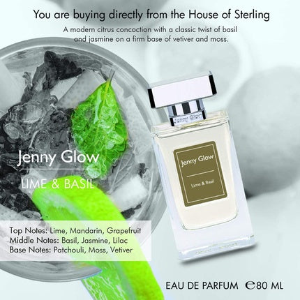 Eau De Toilette Jenny Glow Lime & Basil, transparent