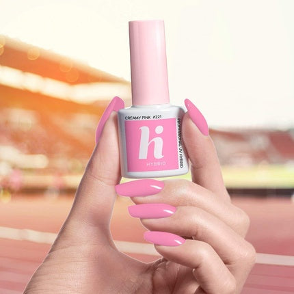 Esmă de unghii Hi Hybrid #221 Creamy Pink, 5ml