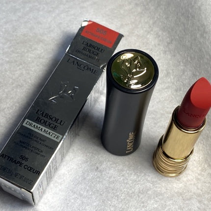 Ruj Lancome L'Absolu Rouge 505 Adoration Drama Matte