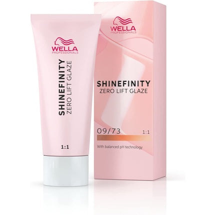 Vopsea de păr, Wella, Shinefinity Caramel Milk 09/73, 60ml