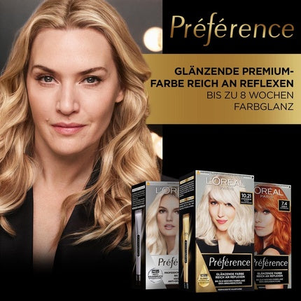 L'Oréal Paris Préférence, Kit colorare păr, Platinum Mother-of-Pearl Blonde, 10.21