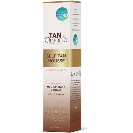 Loțiune autobronzantă, TanOrganic, mousse, 120ml