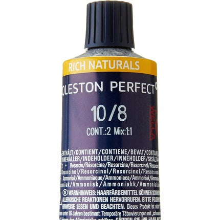 Vopsea de par, Wella Koleston Perfect Me+, 10/8 Blond Deschis Perlat, 60ml