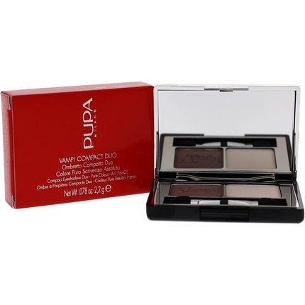 Fard de ochi, Pupa Milano, Vamp! Compact Duo, maro vanilie