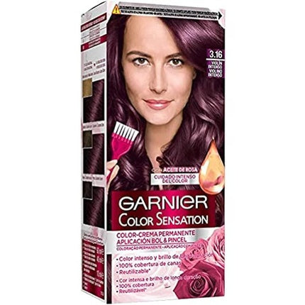 Vopsea de păr, Garnier, Intense Violet 3.16, 0.25ml