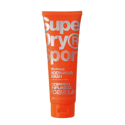 Gel de duș, Superdry, RE:charge, 250 ml