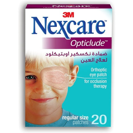 Plastru pentru ochi Nexcare Opticlude, dimensiune regulată, culoare bej