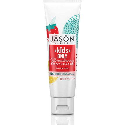 Pastă de dinți copii, Jason, căpșuni, 124 ml