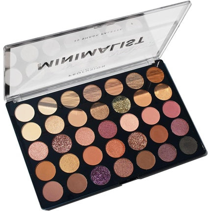 Paletă farduri ochi, Profusion Cosmetics, Minimalist, nuanțe nude, glitter
