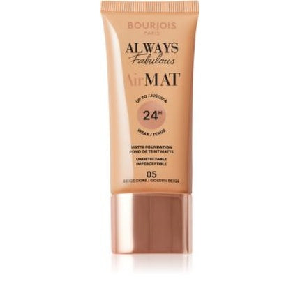 Fond de ten mat Bourjois Air Mat, 05 Golden Beige, 30 ml