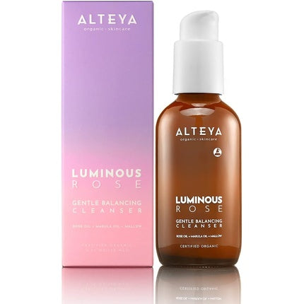 Gel de curățare Luminous Rose, Alteya Organics, 120ml, sticlă maro