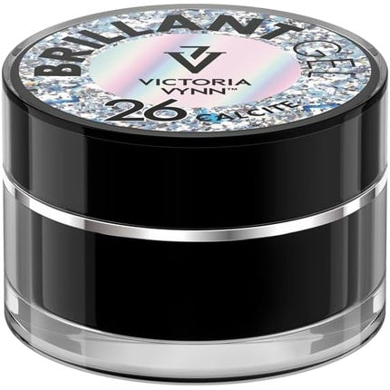 Lac Gel, Victoria Vynn, Brilliant Glitter Argintiu