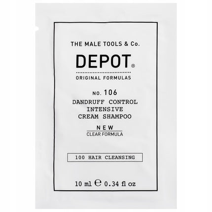 Șampon Depot No.106, Antidandruff, Provitamină B5, Clear Formula, 10 ml