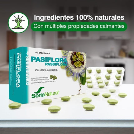 Supliment Passiflora, Soria Natural, 60 comprimate