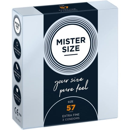 Prezervative Mister Size, 57mm, ultra-subțiri