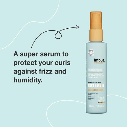 Ser pentru păr, Imbue, Curl Energising Hydration, 100ml, albastru