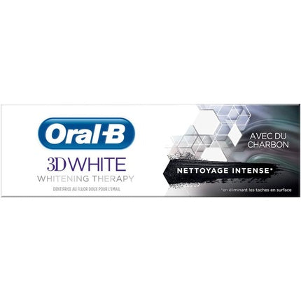 Pastă de dinți Oral-B 3D White Whitening Therapy cu Carbon Activ, 75 ml