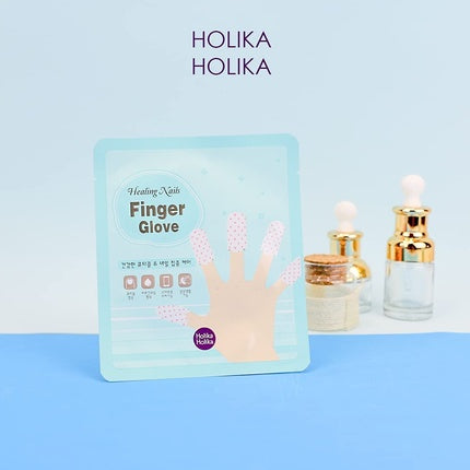 Mănuși Degete, Holika Holika, alb cu model