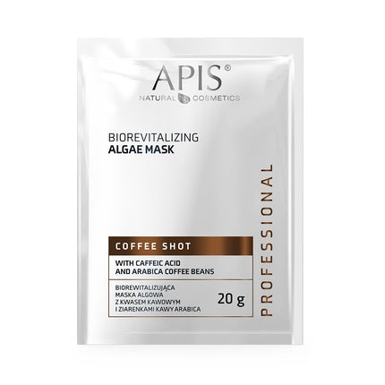 Mască facială Apis Coffee Shot Biorevitalizing Algal Mask, 20g