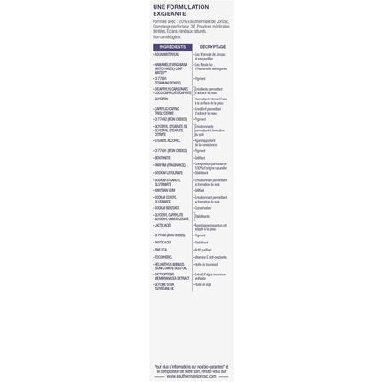 Cremă BB, Eau Thermale Jonzac, Perfection, 40ml