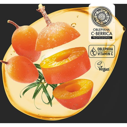 Pudră facială spumantă Natura Siberica Oblepikha C-Berrica, 35g